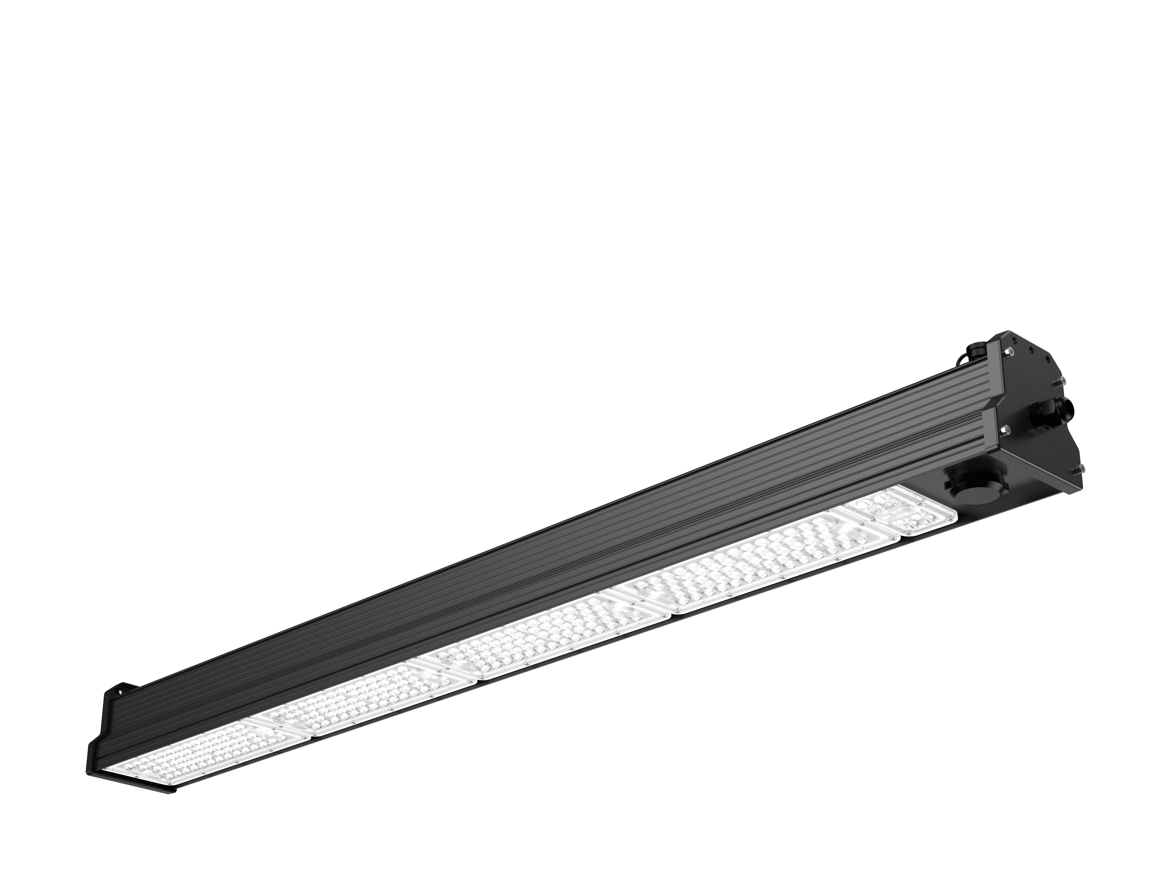 Netherton Linear High Bay 160W 5000K Black Plug & Play IP65 50x90D